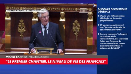 Michel Barnier : Les personnels de l'Education nationale «doivent être partout protégés et respectés»