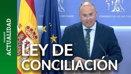 Tellado pide que el Gobierno no congele la ley de Conciliación