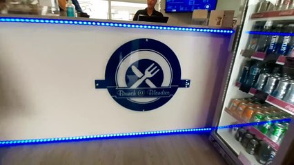 Walk through  Brunch abd Blondies cafe.