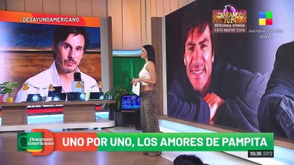 Uno a uno, los escandalosos amores de Pampita