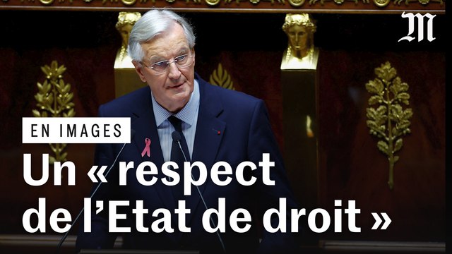 Michel Barnier prône un « respect de l'Etat de droit »