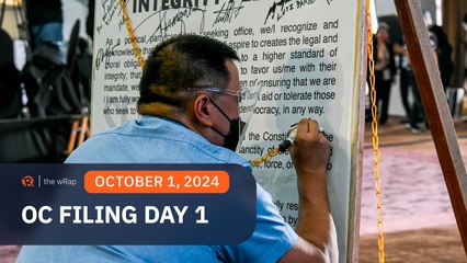 COC filing day 1 highlights: Tolentino, Lee, Bayan Muna, vloggers