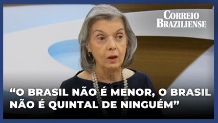 "Brasil não é quintal de ninguém", diz Cármen Lúcia sobre suspensão do X