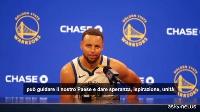 Il campione Nba Curry: Kamala Harris unir? gli Stati Uniti