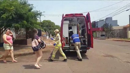 Após ser fechada por carro, motociclista sofre queda e fica ferida no Parque São Paulo
