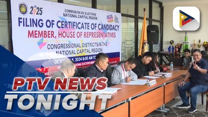 Download Video: Venue for COC filing for NCR representative aspirants in San Juan festive, lively