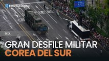 Gran desfile militar para conmemorar el Día de las Fuerzas Armadas en Corea del Sur