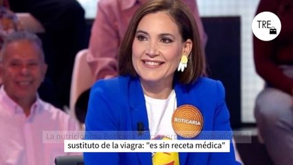 La nutricionista Boticaria García sorprende hablando del sustituto de la viagra: "es sin receta médica"