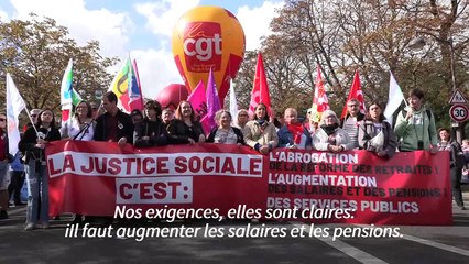 France: mobilisation dans la rue pour les salaires et les retraites