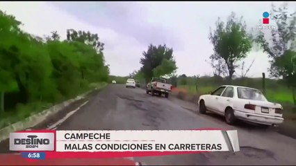 Campeche registra 42 decesos por las condiciones de las carreteras