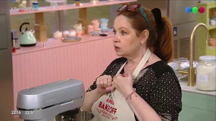 el enojo de andrea del boca con wanda nara en el debut de bake off famosos
