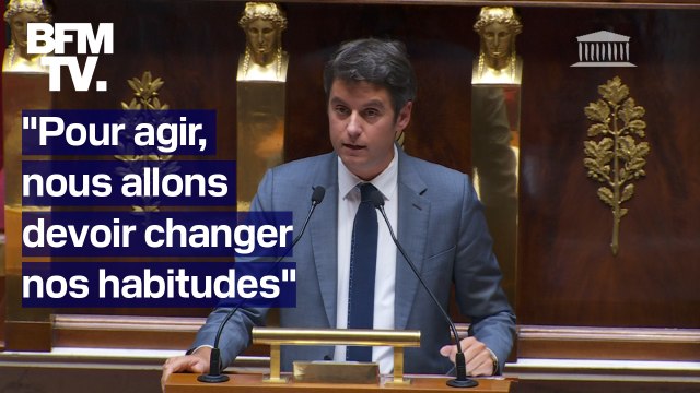Le discours en intégralité de Gabriel Attal à l'Assemblée nationale