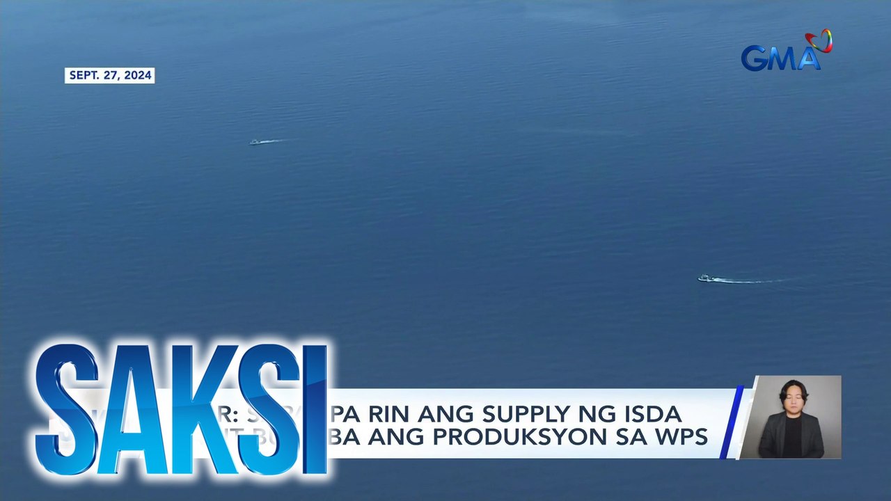 BFAR - Sapat pa rin ang supply ng isda kahit bumaba ang produksyon sa WPS | Saksi