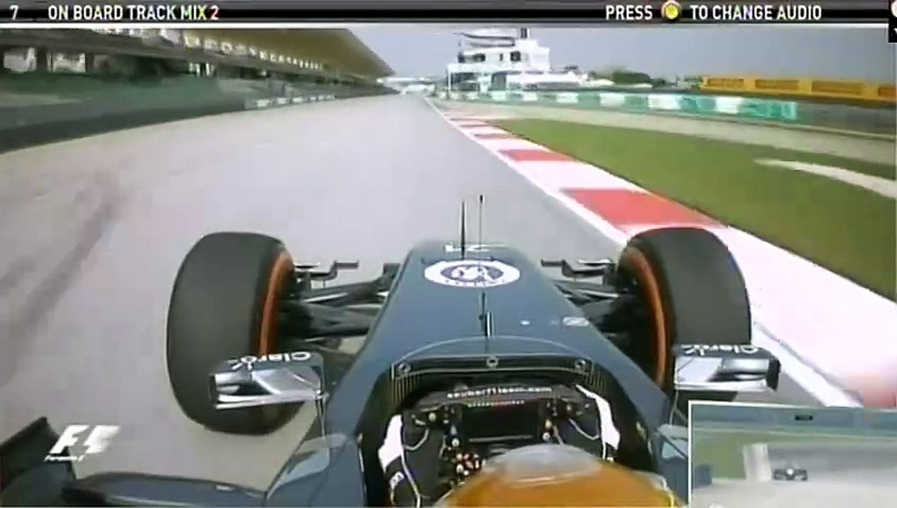 F1 Sepang 2014 FP1 Esteban Guttierez OnBoard