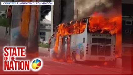'Di bababa sa 23, patay nang masunog ang bus na sinakyan ng mga estudyante sa field trip| SONA
