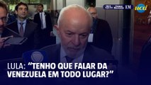 Lula se irrita ao ser perguntado sobre Venezuela: “tenho que falar da Venezuela em todo lugar?”