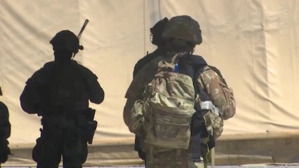 이라크 바그다드 미군 기지에 로켓 공격...방공망에 격추 / YTN