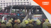 Bas sekolah terbakar di Thailand, 25 dikhuatiri maut