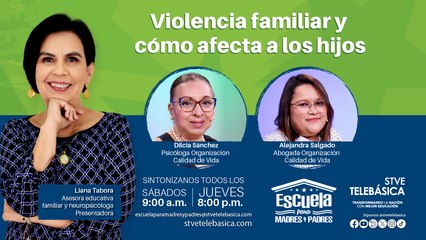ESCUELA PARA MADRES Y PADRES LA VIOLENCIA EN EL HOGAR Y SUS CONSECUENCIAS EN NIÑOS Y ADOLESCENTES