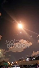 Misiles iraníes sobre el cielo de Israel