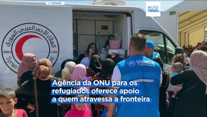 Cerca de 100 mil refugiados libaneses atravessaram para a Síria