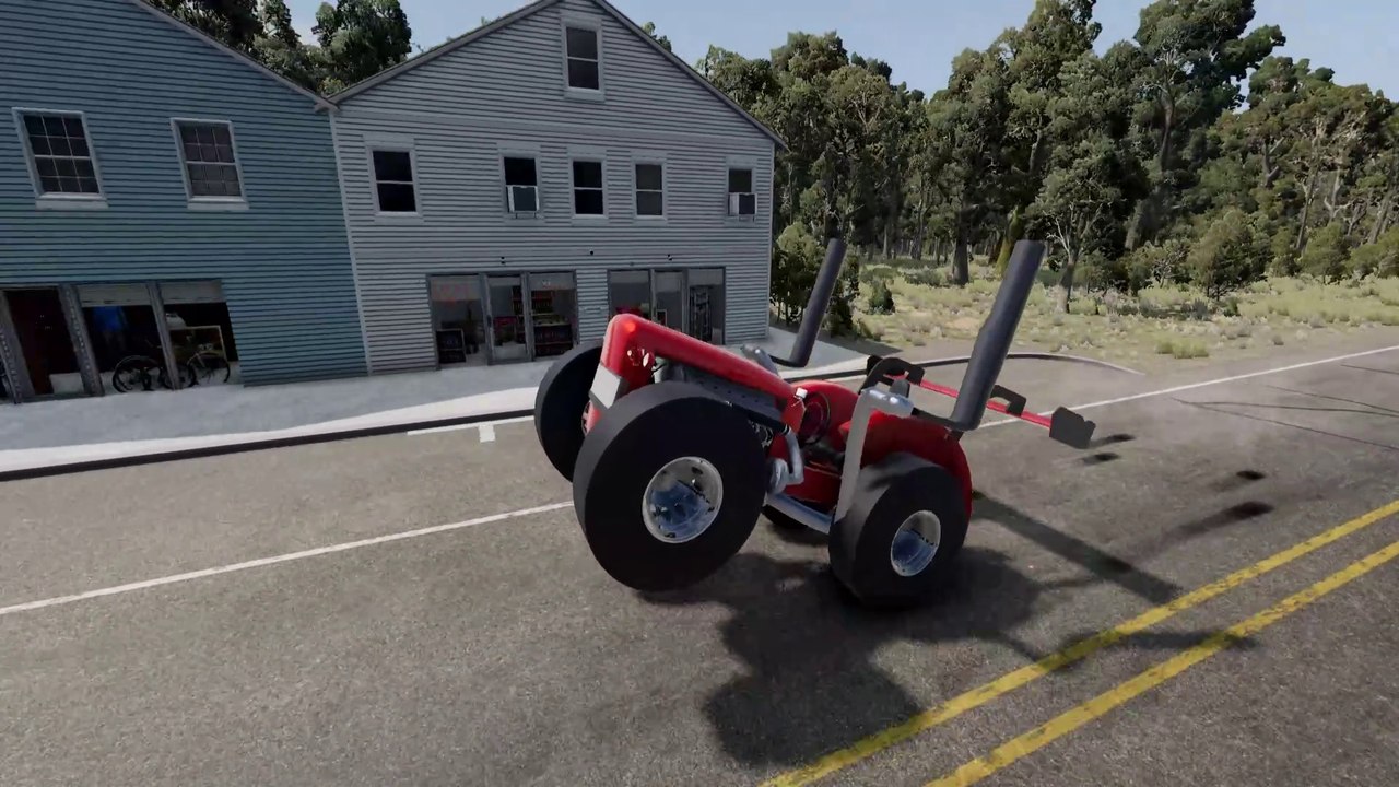 CRAZY TRACTOR STUNTS GONE WRONG  Can You Believe What Happens? | BeamNG.drive