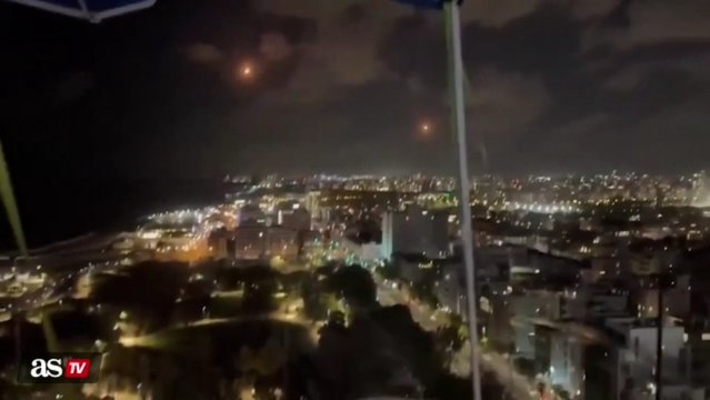 Impacta: el vídeo con las primeras imágenes del ataque de Irán a Israel