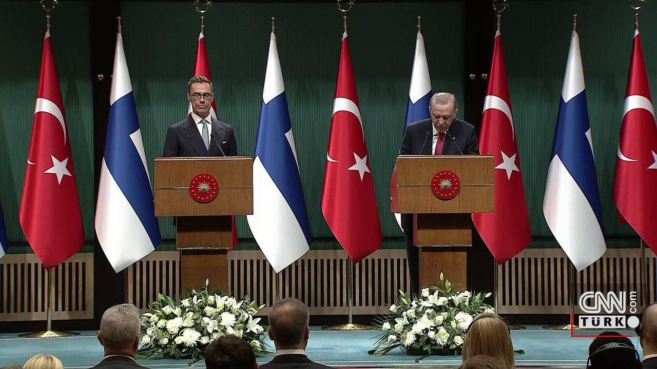 SON DAKİKA! Finlandiya Cumhurbaşkanı ile ortak basın toplantısı: Erdoğan: Lübnan halkının yanındayız