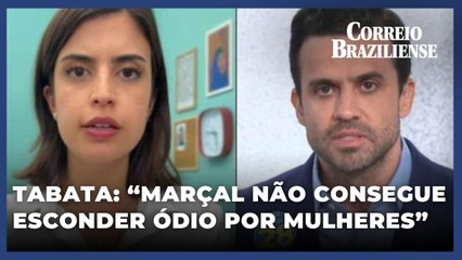 Tabata diz que Marçal não consegue disfarçar o ódio que tem por mulheres