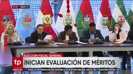 Comisión comienza la revisión de méritos de los postulantes a Fiscal General