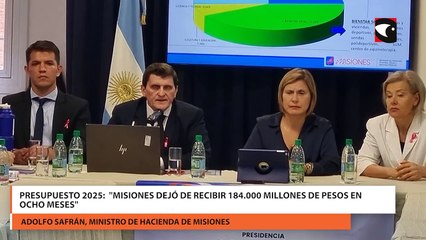 Presupuesto 2025:  "Misiones dejó de recibir 184.000 millones de pesos en ocho meses"