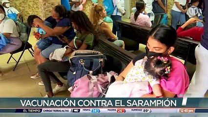 Inicia la segunda jornada de vacunación contra el sarampión en San Miguelito