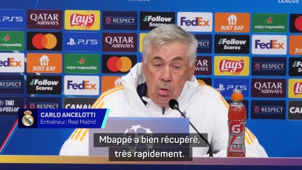 Ancelotti : "Si Mbappé a fait le voyage, c'est pour jouer"