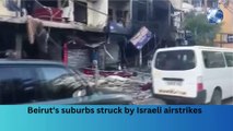 Beirut's suburbs struck by Israeli airstrikes ’#breakingnews #worldnews #news