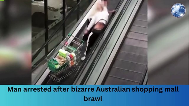 Man arrested after bizarre Australian shopping mall brawl ’#breakingnews #worldnews #news