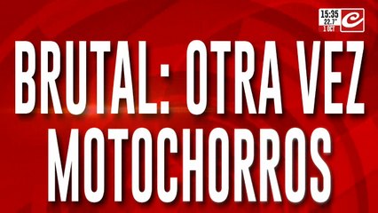 Otra vez motochorros: se tiró del balcón para evitar el robo de su moto