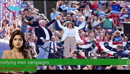 Donald Trump is ahead of Kamala Harris . MHM NEWS