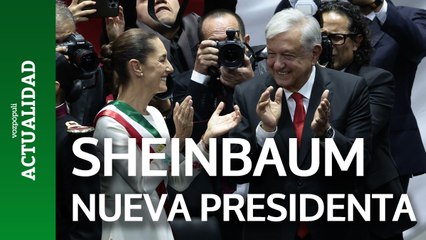 Sheinbaum asume como presidenta prometiendo continuar con el "humanismo mexicano"