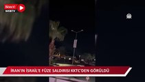 İran'ın İsrail'e füze saldırısı KKTC'den görüldü