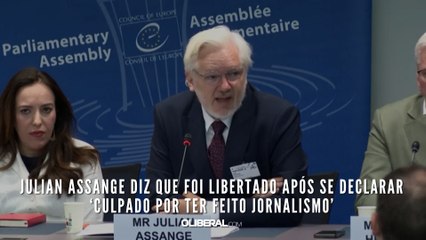 Julian Assange diz que foi libertado após se declarar ‘culpado por ter feito jornalismo’
