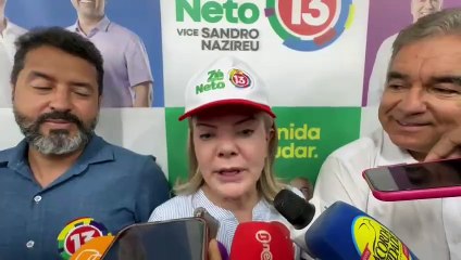 Em Feira, Gleisi Hoffmann diz que candidatura de Zé Neto é uma das prioridades para o PT