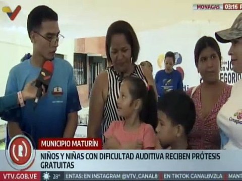Monagas | Niños y niñas son beneficiados con entrega de prótesis auditivas de forma gratuita