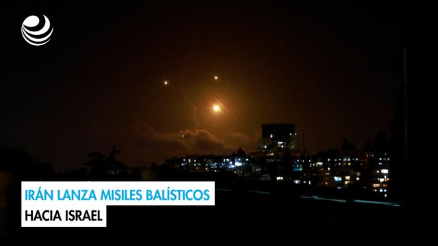 Irán lanza misiles balísticos hacia Israel