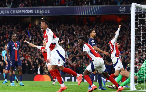 آرسنال يحسم مواجهة القمة أمام باريس سان جيرمان
