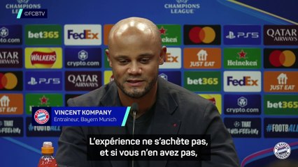 Kompany : "Le collectif ne manque pas d'expérience"