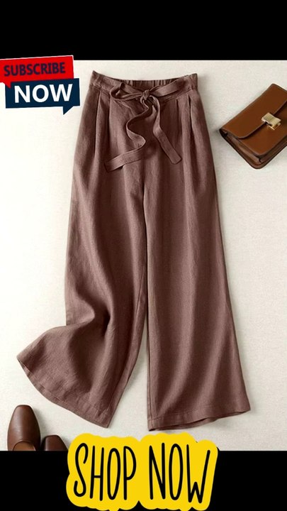 ZANZEA 2024 Summer Trousers Women Spring Wide Leg Pants High Waist Wide Leg Pantalon Casual Solid OL Work Palazzo Baggy Capris