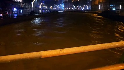 Zonguldak'ta Acılık Deresi'nde Su Seviyesi Tehlikeli Noktaya Yaklaştı