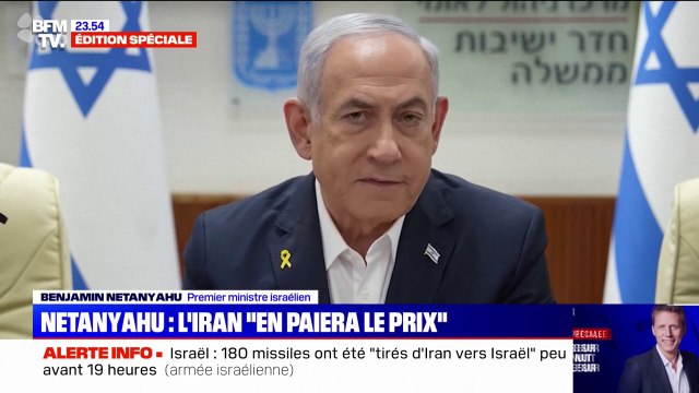 Benjamin Netanyahu: L'Iran a fait une énorme erreur ce soir et paiera pour cette erreur