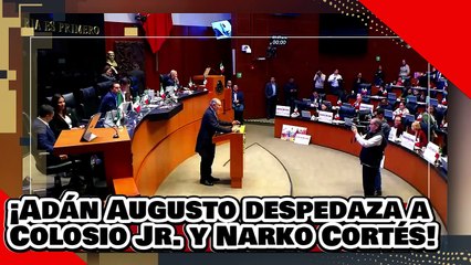 ¡VE! ¡Adán Augusto despedaza a Colosio Jr. y Narko Cortés por atacar reforma a la guardia nacional!