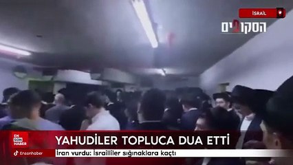 İran vurdu: İsrailliler sığınaklara kaçtı